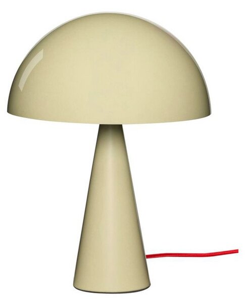 Lampă de masă Hübsch, Mush Mini, Bej, Camera de zi, Metal, Modern