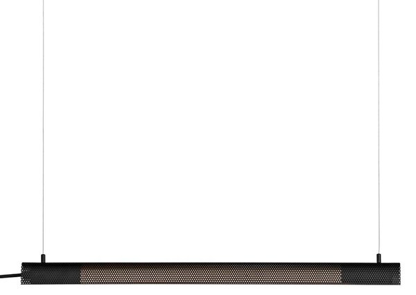 Lampa suspendată Radent, negru, lungime 70 cm, G13 - GEJST