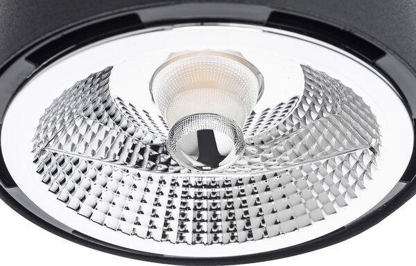 Argon Clevland lampă suspendată 1x12 W negru 4691BZ