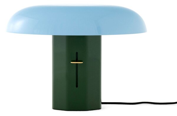 Lampă de masă &Tradition, Montera JH42, reglabil, Verde, Camera de zi, Aluminiu, Design