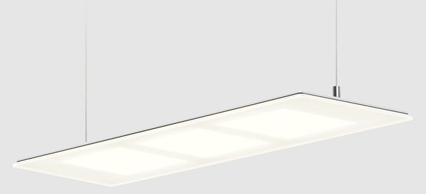 OMLED One s3 - lampă pendul OLED plată, alb, reglabil, Alb, Camera de zi / sufragerie, Sticlă, Modern