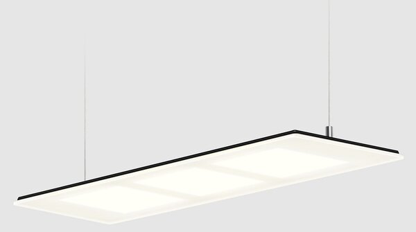 OMLED One s3 - lampă pendul OLED plată, negru, reglabil, Negru, Camera de zi / sufragerie, Sticlă, Modern
