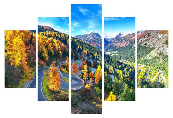 Tablou - Trecătoarea Malay Pass (150x105 cm)