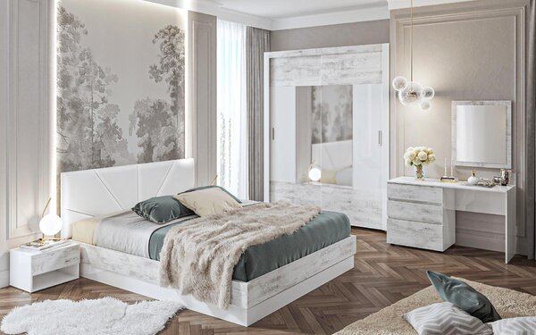 Set dormitor Zora pentru saltea 160/200 cm