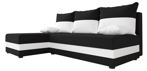 Colțar Harmony L (Negru + Alb) (S). 1057171