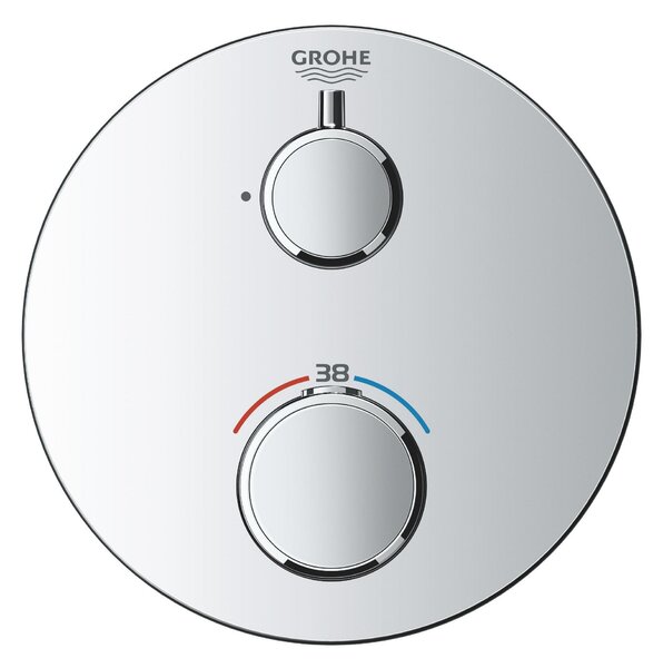 Grohe Grohtherm baterie cadă-duș ascuns cu termostat StarLight Chrome 24076000