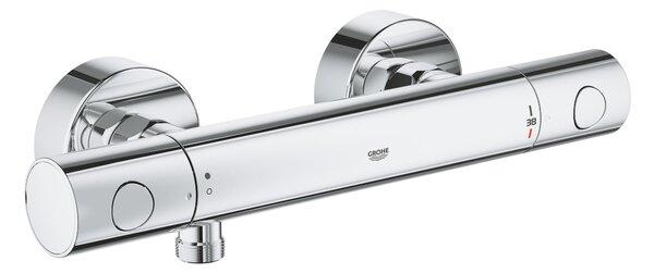 Grohe Grohtherm 800 Cosmopolitan baterie de duș perete cu termostat StarLight Chrome 34765000