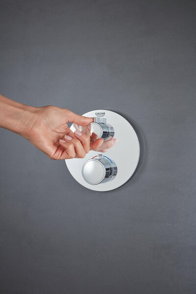 Grohe Grohtherm baterie cadă-duș ascuns cu termostat StarLight Chrome 24076000
