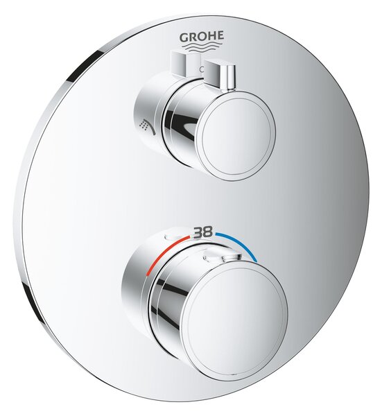 Grohe Grohtherm baterie cadă-duș ascuns cu termostat StarLight Chrome 24076000