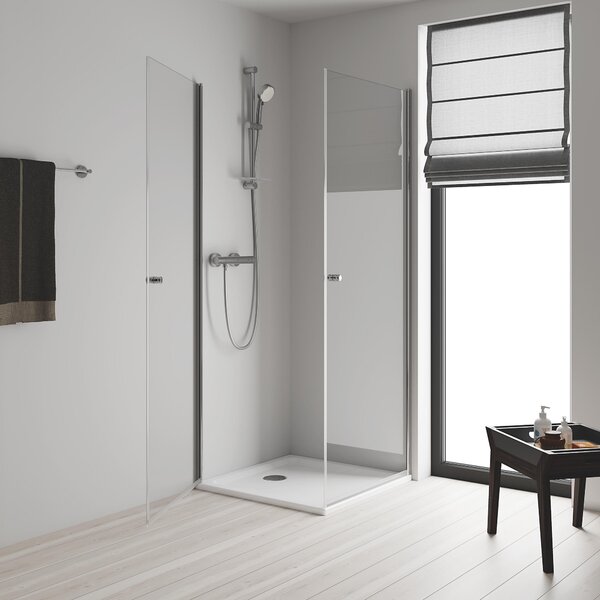 Grohe Grohtherm 800 Cosmopolitan baterie de duș perete cu termostat StarLight Chrome 34765000