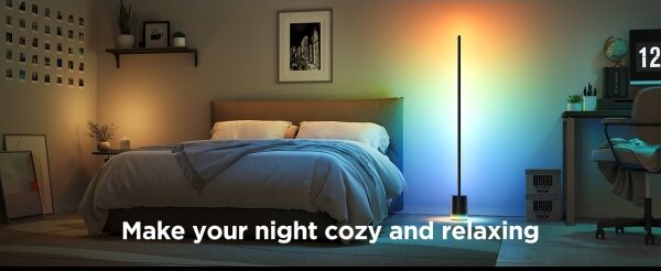 Lampadar LED Govee Smart MATTER LED RGBICWW Wi-Fi + telecomandă