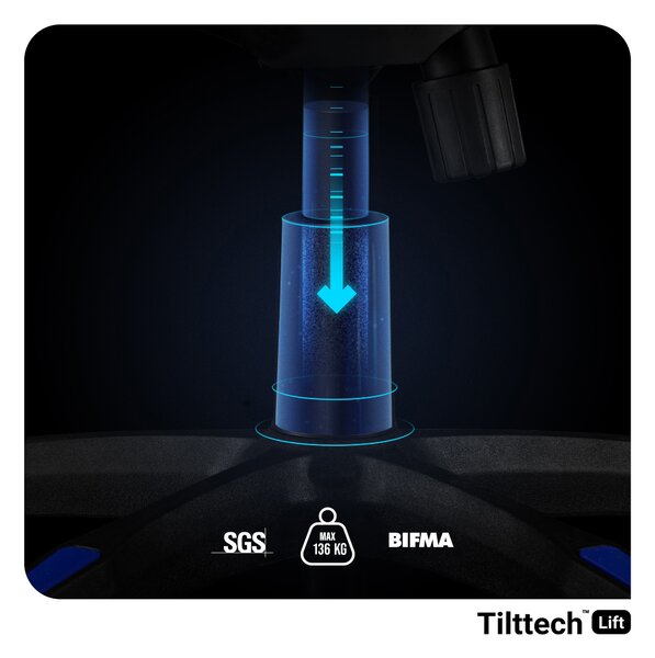 Scaun gaming Diablo X-One 2.0 Normal Size: negru-albastru