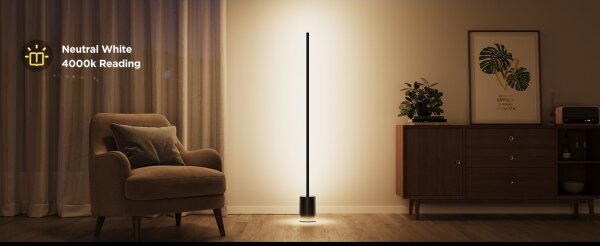 Lampadar LED Govee Smart MATTER LED RGBICWW Wi-Fi + telecomandă