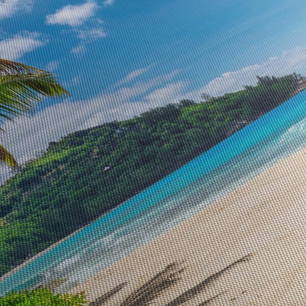 Tablou - Caraibe (cu ceas) (90x30 cm)