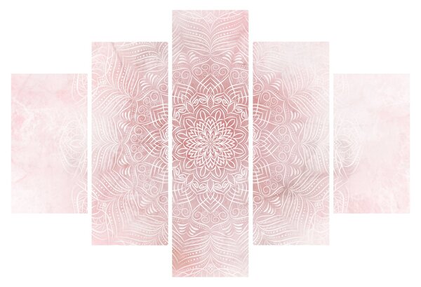 Tablou - Mandala roz (150x105 cm)