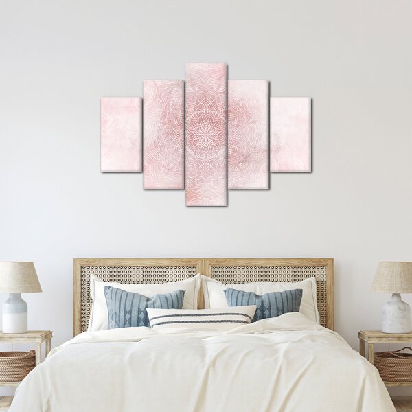 Tablou - Mandala roz (150x105 cm)