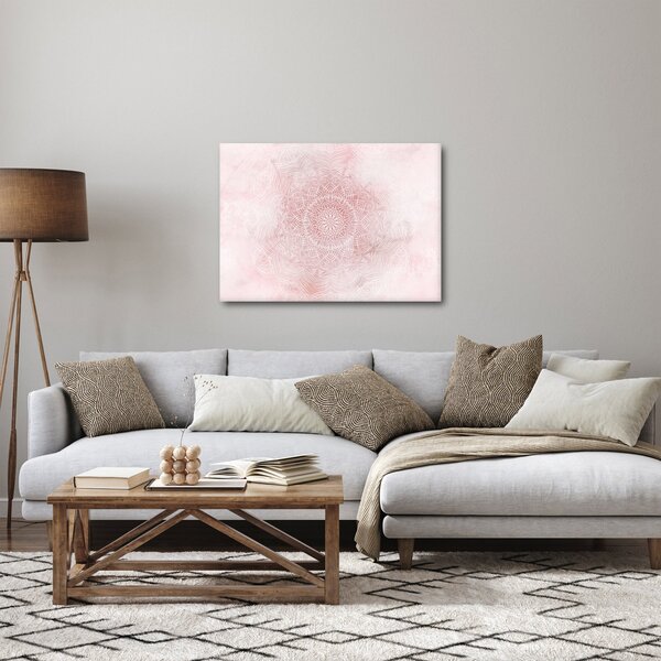 Tablou - Mandala roz (70x50 cm)