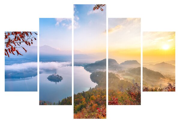Tablou - Lacul Bled (150x105 cm)