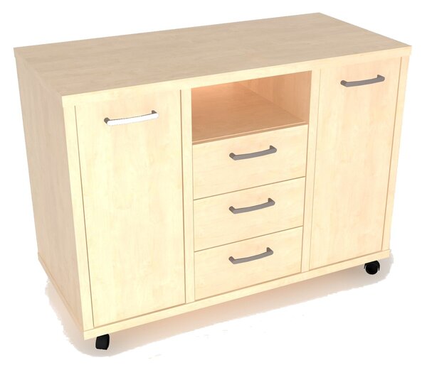 Recipient Visio 105 x 50 cm, arțar