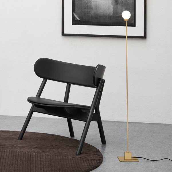 Lampadar Northern, Snowball, reglabil, Auriu / Alamă, Camera de zi, Metal, Design