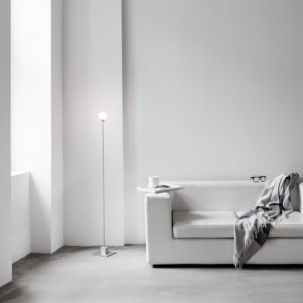 Lampadar Northern, Snowball, reglabil, Metalic, Camera de zi, Metal, Design