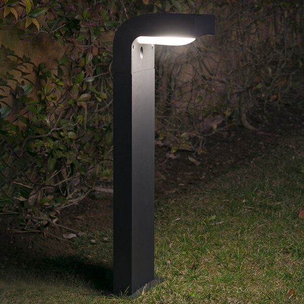 FARO BARCELONA Lampă de trotuar KLAMP, culoare antracit, Negru, Metal, Modern
