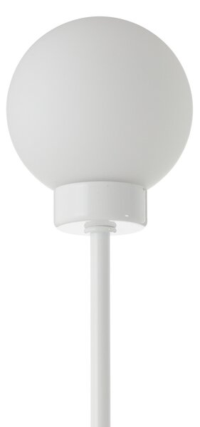 Lampadar Northern, Snowball, reglabil, Alb, Camera de zi, Metal, Design