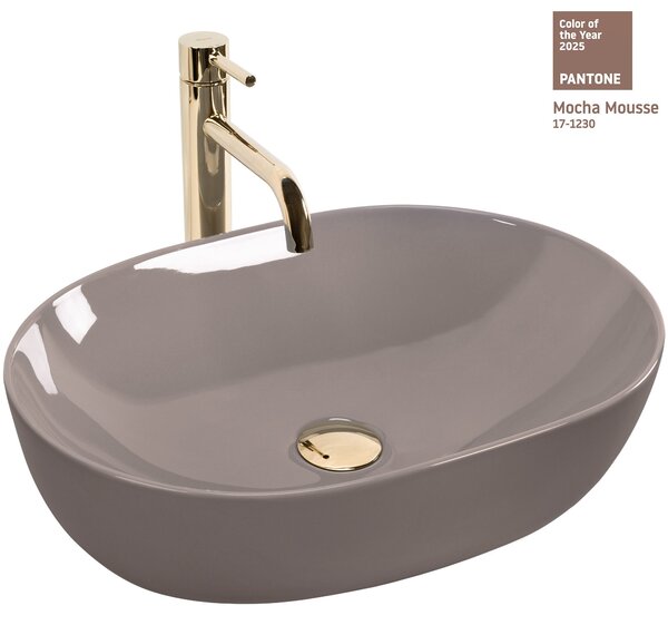 Lavoar pe blat Rea Lisa Beige Shiny