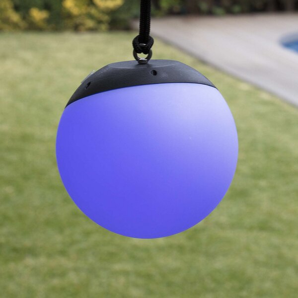 FARO BARCELONA Lampă LED suspendată de exterior Voila mobil, RGAA, Alb, Plastic, Modern