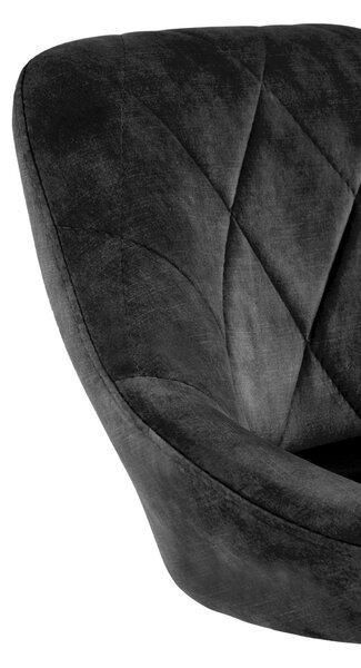 Scaun de bar Archer, negru