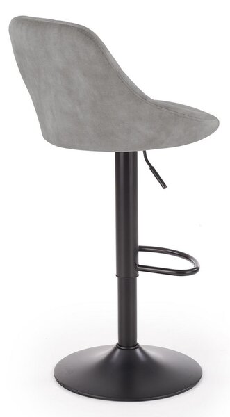 Scaun de bar Archer, gri/negru