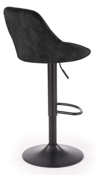 Scaun de bar Archer, negru