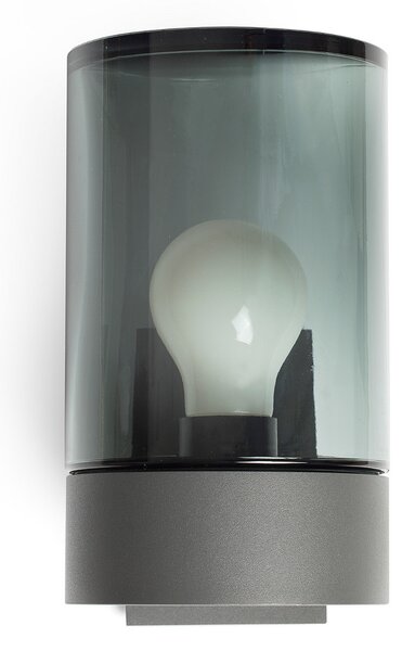 FARO BARCELONA Aplică de exterior Kila, gri fum, Gri, Metal, Modern