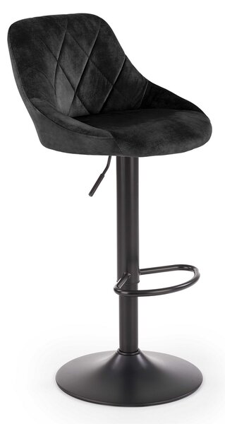 Scaun de bar Archer, negru
