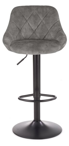 Scaun de bar Archer, gri/negru