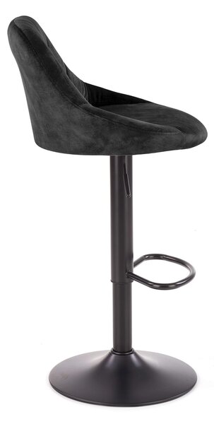 Scaun de bar Archer, negru