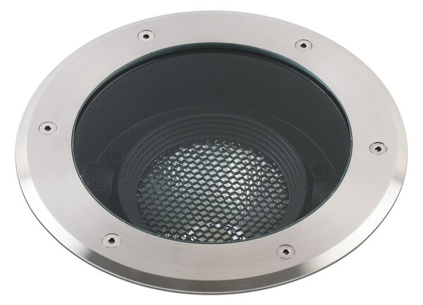 FARO BARCELONA Geiser încastrat lumina LED, rezistent la apă de mare, 26cm, 10°, Metalic, Metal, Modern