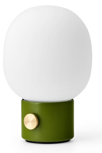 Lampă de masă Audo Copenhagen, JWDA, reglabil, Verde, Camera de zi, Sticlă, Design
