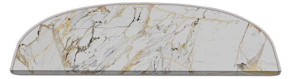 Covorașe pentru scări albe 16 buc. 20x65 cm Marble Art – Vitaus