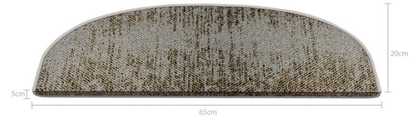 Covorașe pentru scări 16 buc. 20x65 cm Horizon – Vitaus
