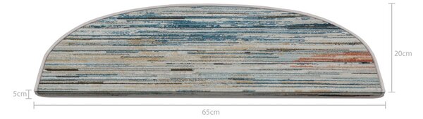 Covorașe pentru scări 16 buc. 20x65 cm Plain Sky – Vitaus