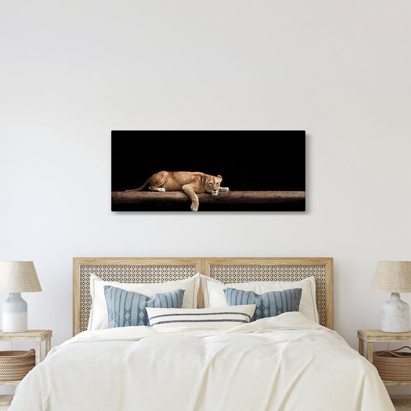 Tablou - Lioness (120x50 cm)