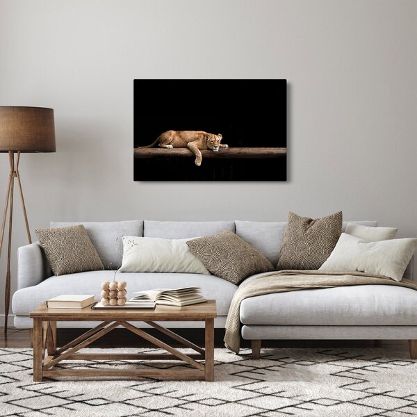Tablou - Lioness (90x60 cm)