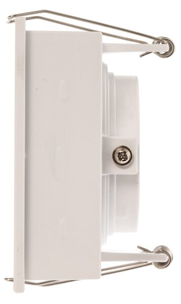 FARO BARCELONA Lampă încastrată Hyde, 2 becuri IP44 pe alb, reglabil, Alb, Hol, Metal, Modern