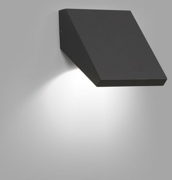 FARO BARCELONA Aplică LED de exterior Guiza, Negru, Metal, Modern