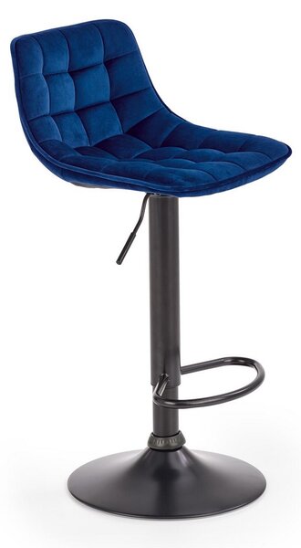 Scaun de bar Kinsley, albastru/negru