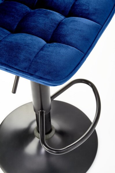 Scaun de bar Kinsley, albastru/negru