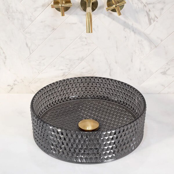 Lavoar pe blat Rea Cristal 35 Black