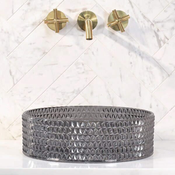 Lavoar pe blat Rea Cristal 35 Black