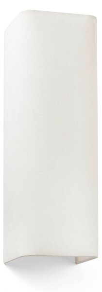 FARO BARCELONA Aplică de perete Cotton, unghi., 37 x 12 cm, bej, reglabil, Bej, Camera de zi / sufragerie, Țesătură / Textil, Modern